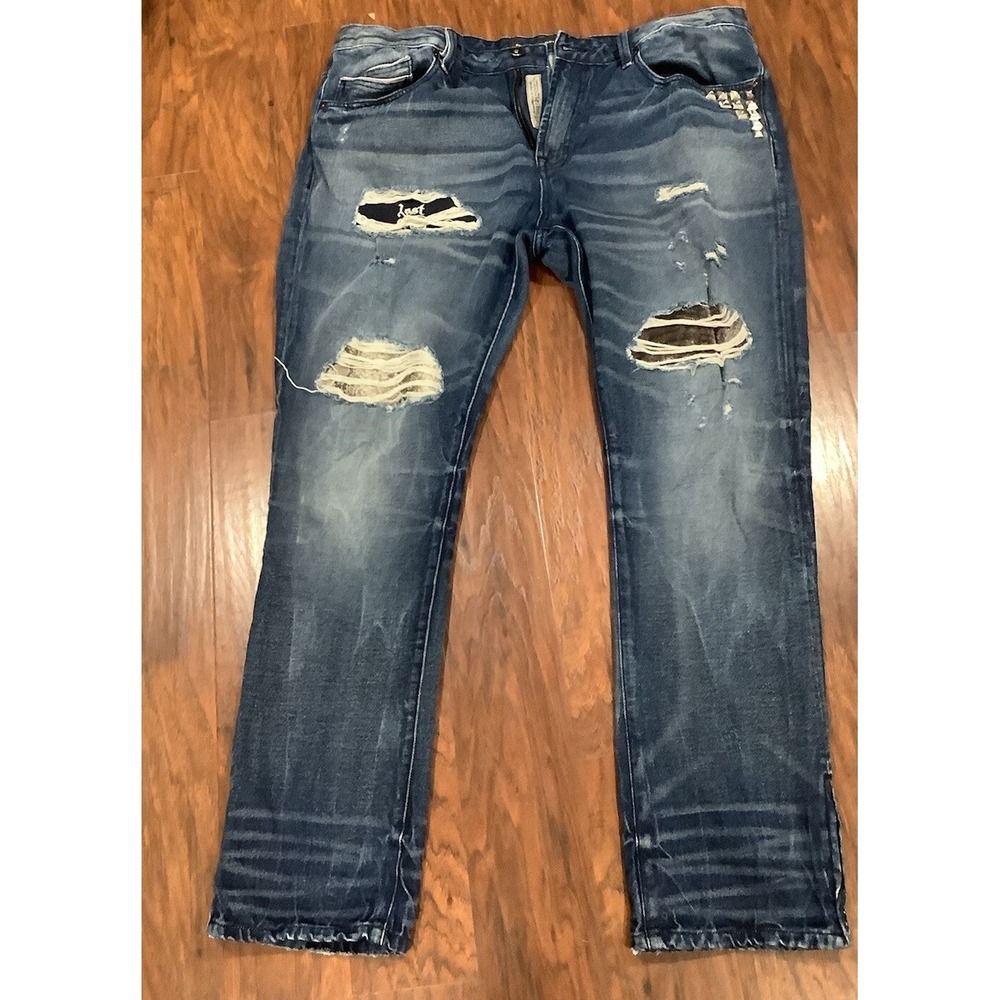 Cult Of Individuality Rocker Slim Stretch Maiden Jeans W42 L33 Rare